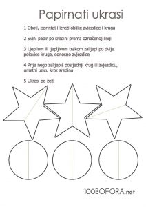 Paper ornaments template download