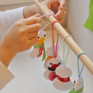 snješko - ukras od filca