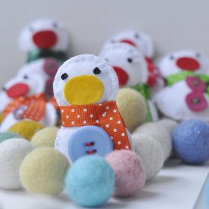 snješko - ukras od filca