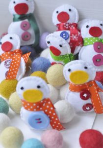 snješko - ukras od filca