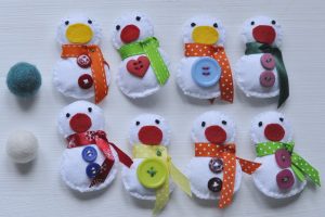 snješko - ukras od filca