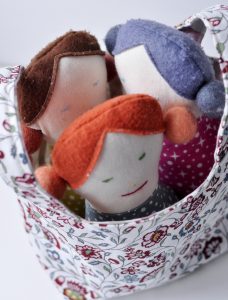 IKEA fabrics flower basket