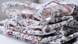 IKEA fabrics flower basket